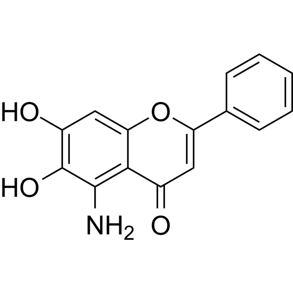 5-NH2-Baicalein Chemical Structure