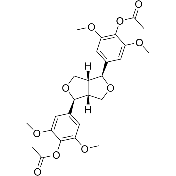 DL-Syringaresinol diacetate Chemical Structure