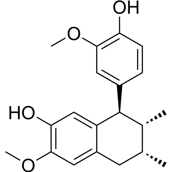 Isoguaiacin Chemical Structure