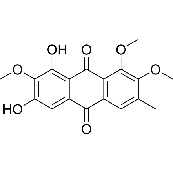 6,8-Dihydroxy-1,2,7-trimethoxy-3-methylanthraquinone