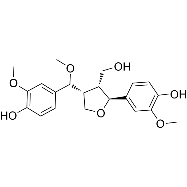 (+)-7'-Methoxylariciresinol Chemical Structure