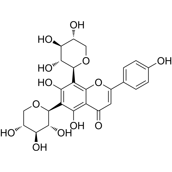 6,8-Di-C-β-D-xylopyranoside Chemical Structure
