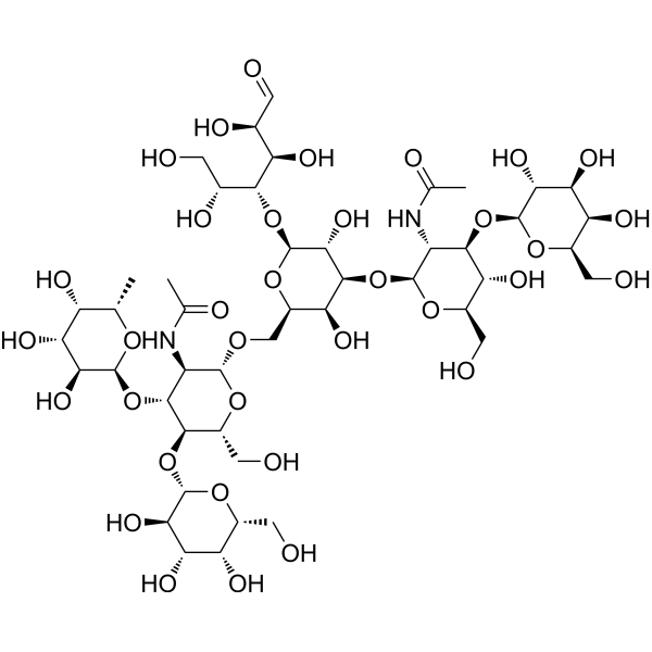 Monofucosyllacto-N-hexaose III Chemical Structure