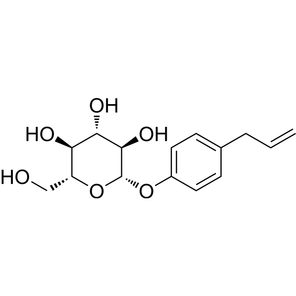 Chavicol β-D-glucoside Chemical Structure
