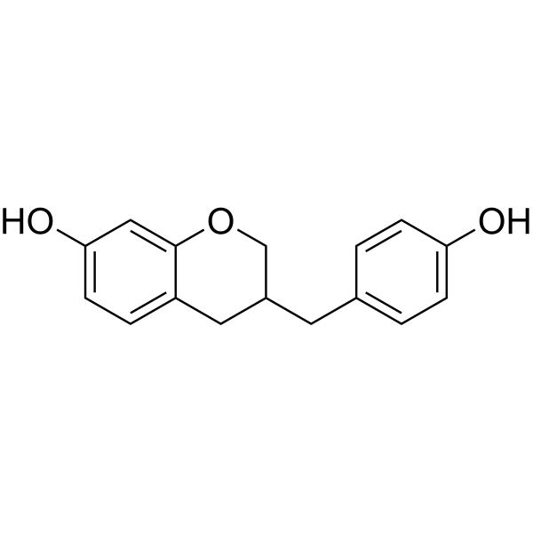 7,4'-Dihydroxyhomoisoflavane Chemical Structure