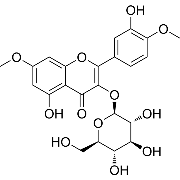 Ombuin-3-O-glucoside Chemical Structure