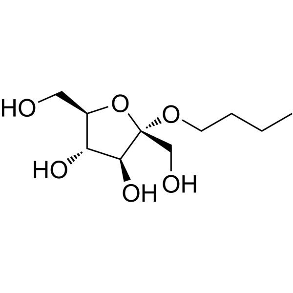 n-Butyl α-D-fructofuranoside Chemical Structure