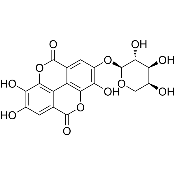 Ellagic acid 4-<em>O</em>-α-L-arabinopyranoside