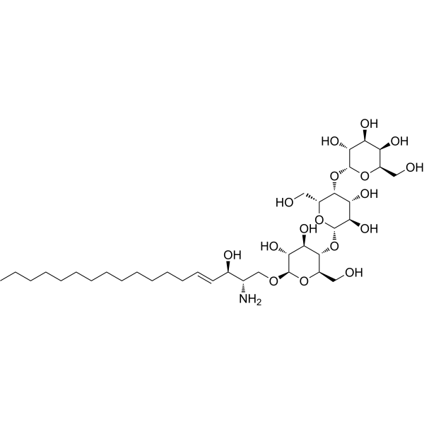 Globotriaosylsphingosine Chemical Structure