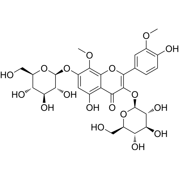 Limocitrin 3,7-diglucoside Chemical Structure