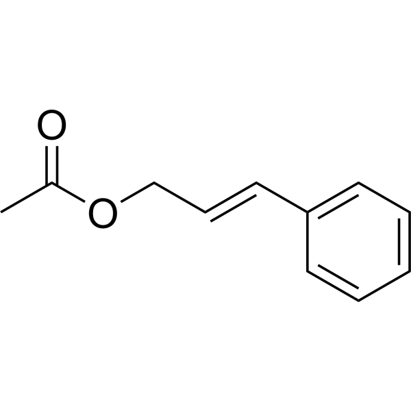 (E)-Cinnamyl acetate Chemical Structure