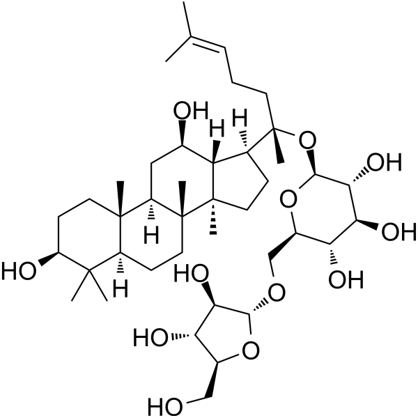 Ginsenoside Mc Chemical Structure
