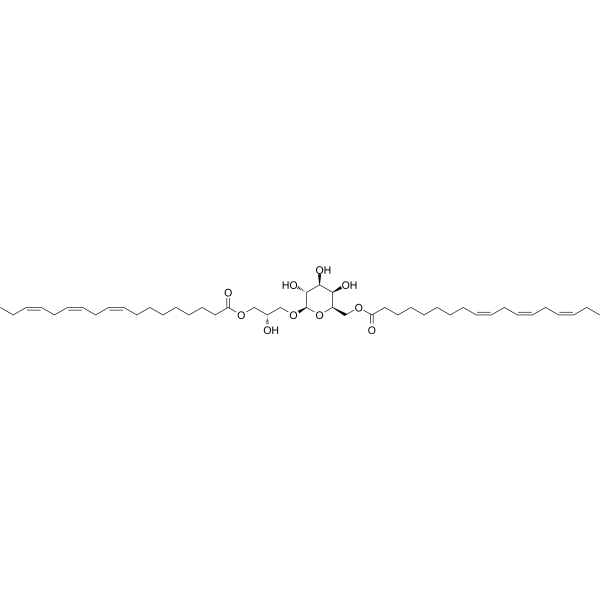 Monogalactosyldiacylglycerol Chemical Structure