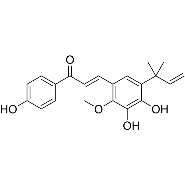 3-Hydroxylicochalcone A Chemical Structure
