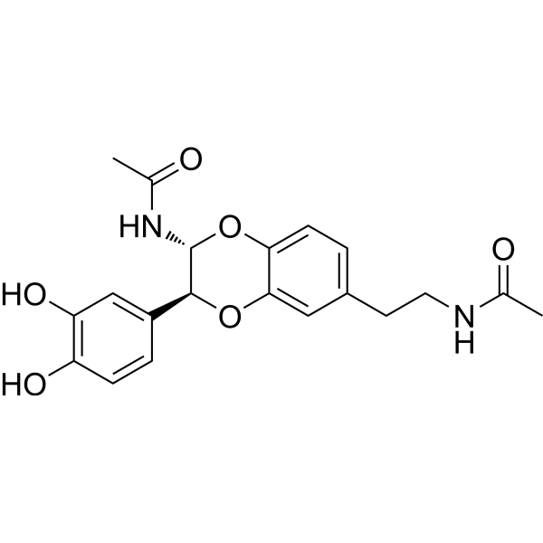 N-Acetyldopamine dimmers A Chemical Structure