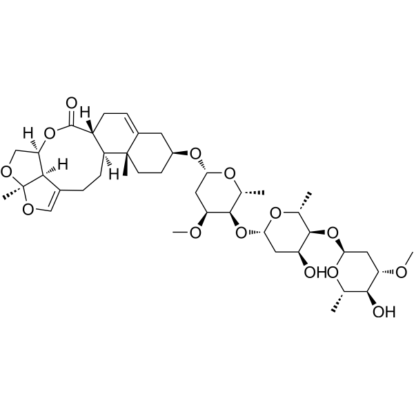 Cynanoside J Chemical Structure