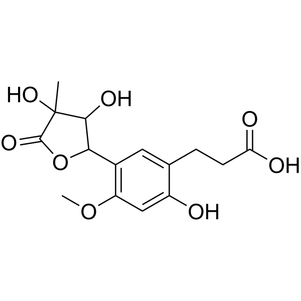 (rac)-Secodihydro-hydramicromelin B Chemical Structure