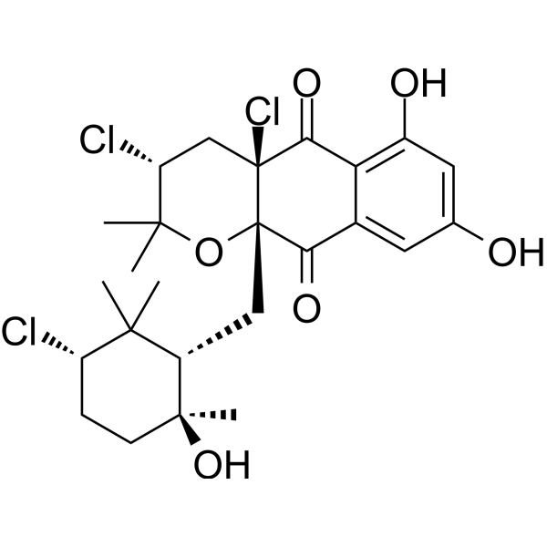 Napyradiomycin B4 Chemical Structure