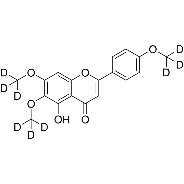 Salvigenin-d<sub>9</sub> Chemical Structure
