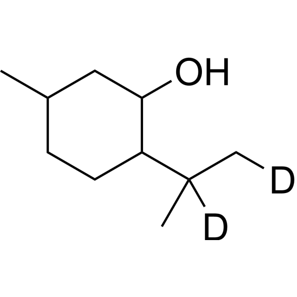 Menthol-d<sub>2</sub> Chemical Structure