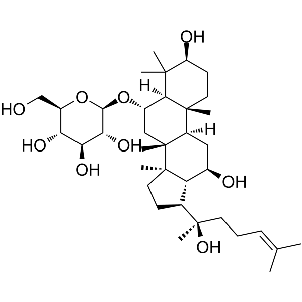 (20R)-Ginsenoside Rh1 Chemical Structure