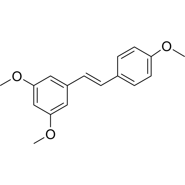 trans-Trimethoxyresveratrol Chemical Structure