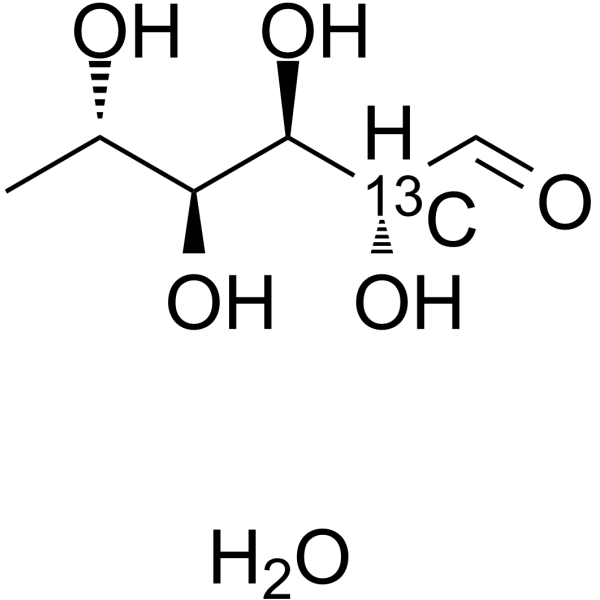 Rhamnose-13C-1 monohydrate Chemical Structure
