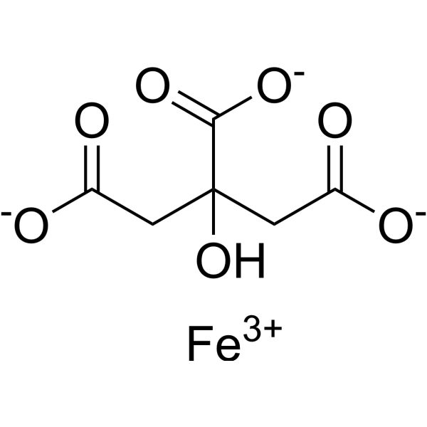 Ferric citrate Chemical Structure