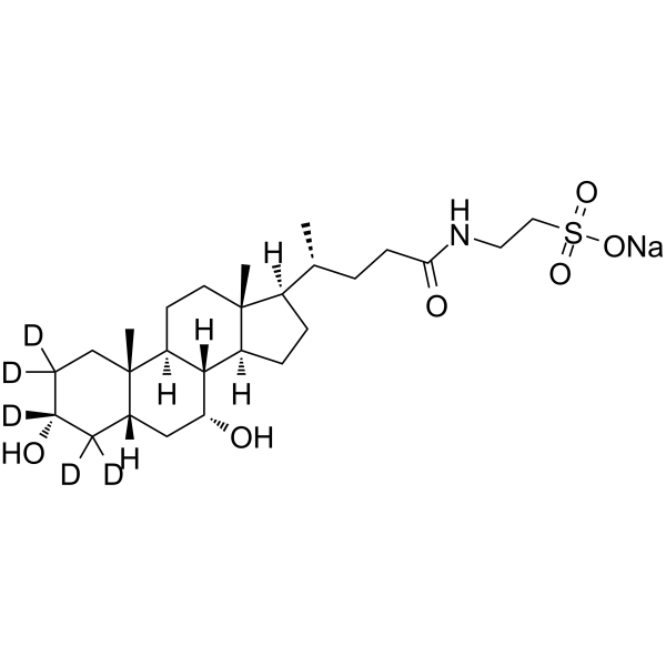 Taurochenodeoxycholic acid-<em>d</em>5 sodium