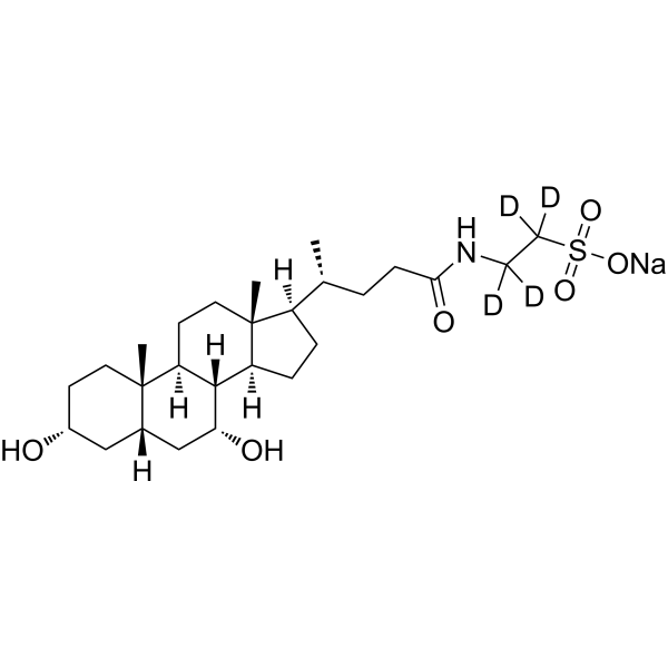 Taurochenodeoxycholic acid-d4-1 sodium
