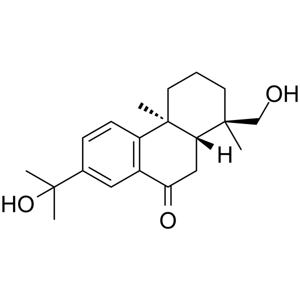 15,18-Dihydroxyabieta-8,11,13-trien-7-one Chemical Structure