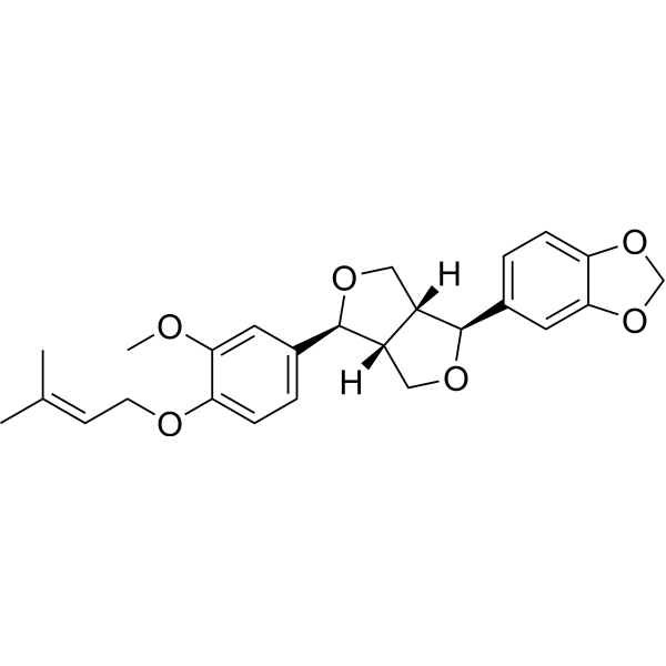 (+)-Piperitol-3,3-dimethylallyl ether Chemical Structure