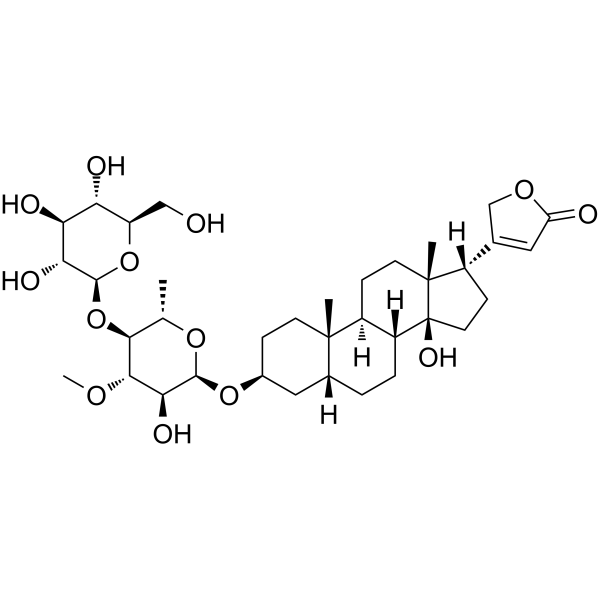 17α-Thevebioside Chemical Structure