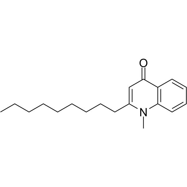 1-Methyl-2-nonyl-4(1H)-quinolone Chemical Structure