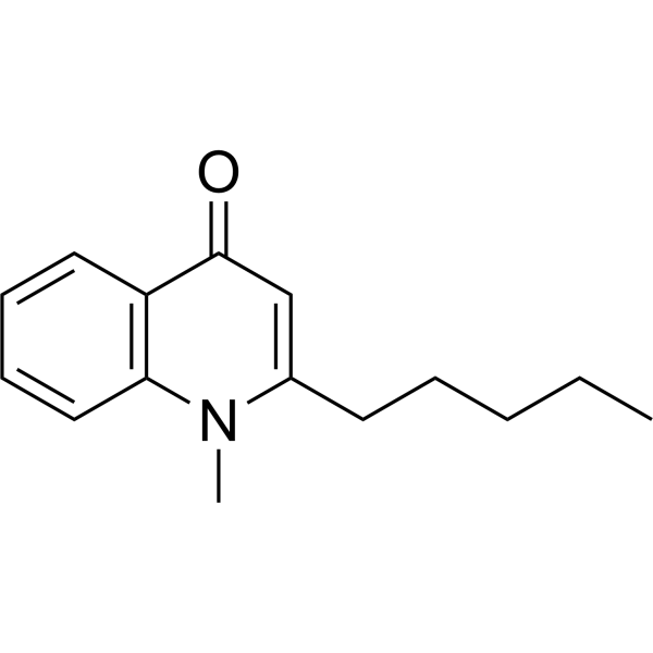 1-Methyl-2-pentyl-4(1H)-quinolinone Chemical Structure