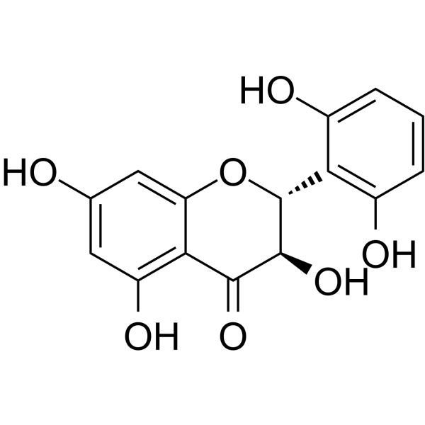 2′,3,5,6′,7-Pentahydroxyflavanone Chemical Structure