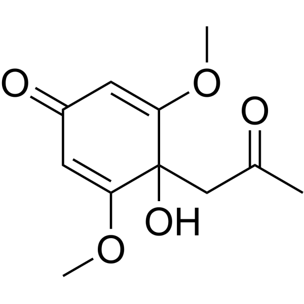 <em>2</em>,6-Dimethoxy-<em>1</em>-acetonylquinol