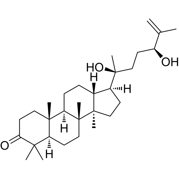20(S),24(S)-Dihydroxydammar-25-en-3-one Chemical Structure