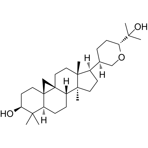 21,24-Epoxycycloartane-3,25-diol Chemical Structure