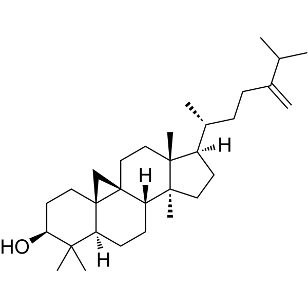 24-Methylenecycloartanol Chemical Structure