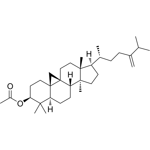 24-Methylenecycloartanol acetate Chemical Structure