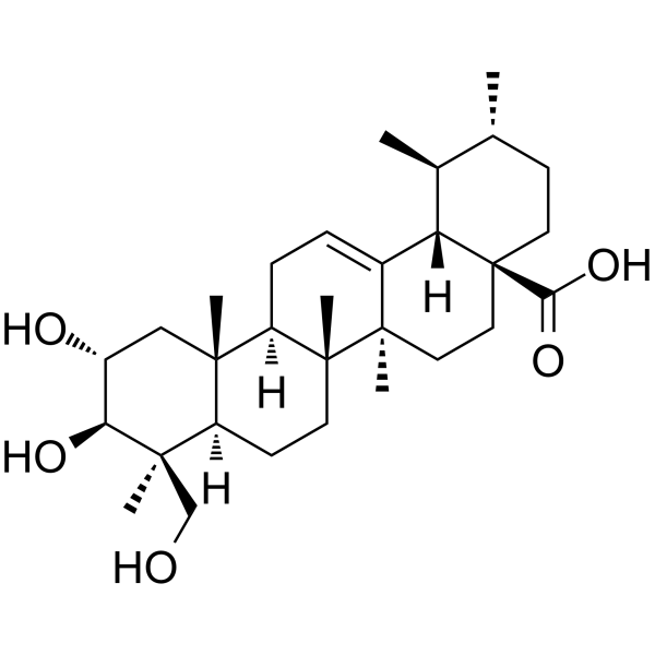 <em>2</em>α,3β,24-Trihydroxyurs-12-en-28-oic acid