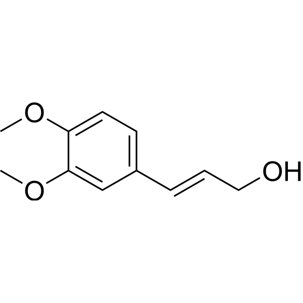 (E)-3,4-Dimethoxycinnamyl alcohol Chemical Structure