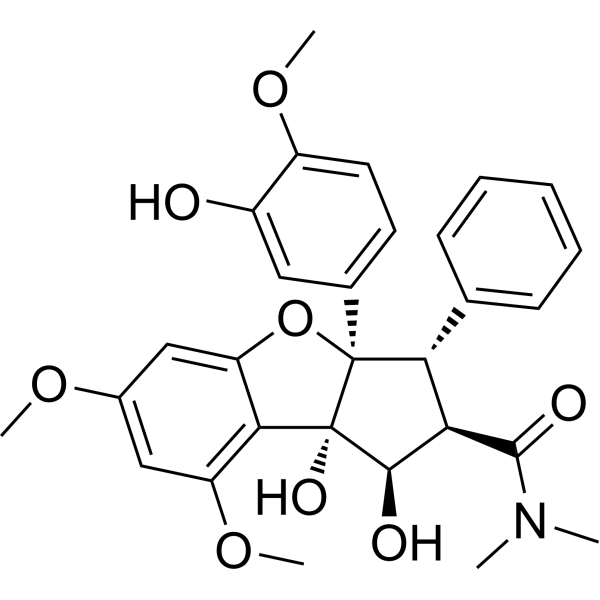 Rocaglamide D Chemical Structure