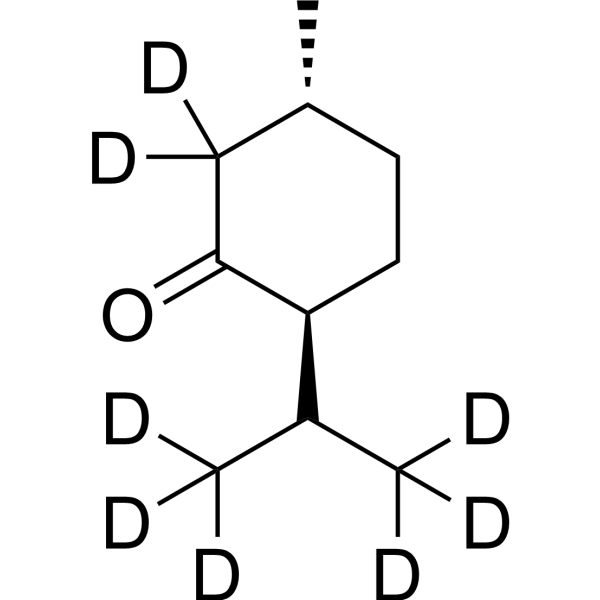 DL-Menthone-d<sub>8</sub> Chemical Structure