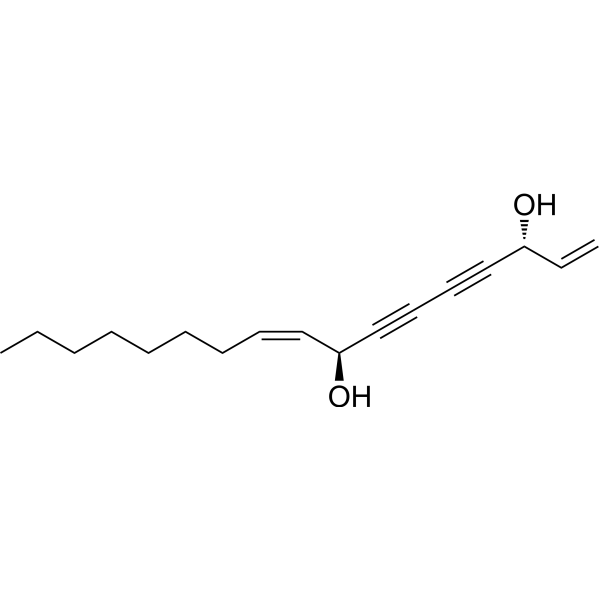 (+)-(3R,8S)-Falcarindiol Chemical Structure