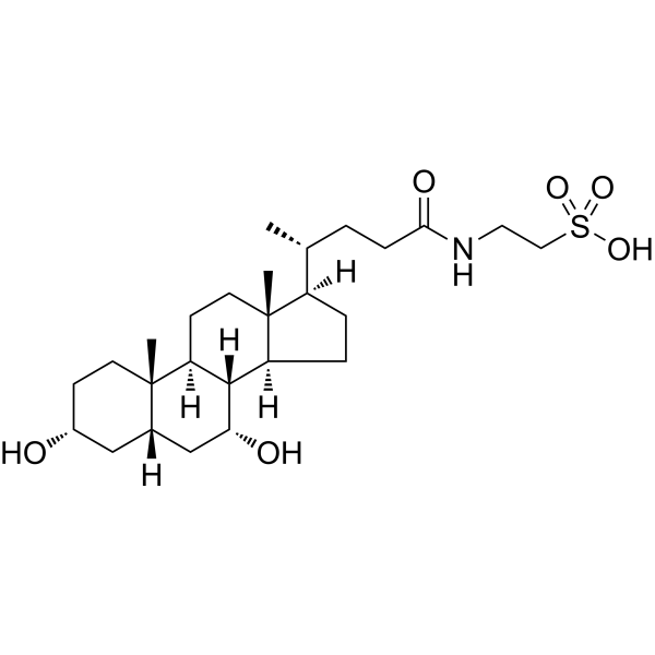 Taurochenodeoxycholic acid Chemical Structure