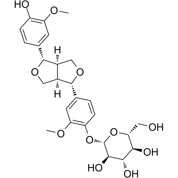 <em>Pinoresinol</em> <em>4-O-β-D-glucopyranoside</em>