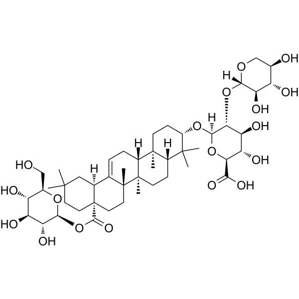 Pseudoginsenoside RT1 Chemical Structure