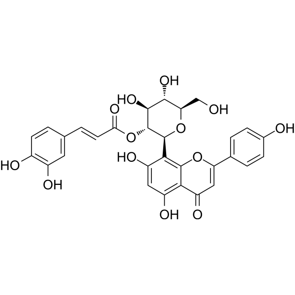 Vitexin caffeate Chemical Structure